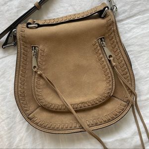 Rebecca Minkoff | Suede Leather Saddle Bag Shoulder Handbag